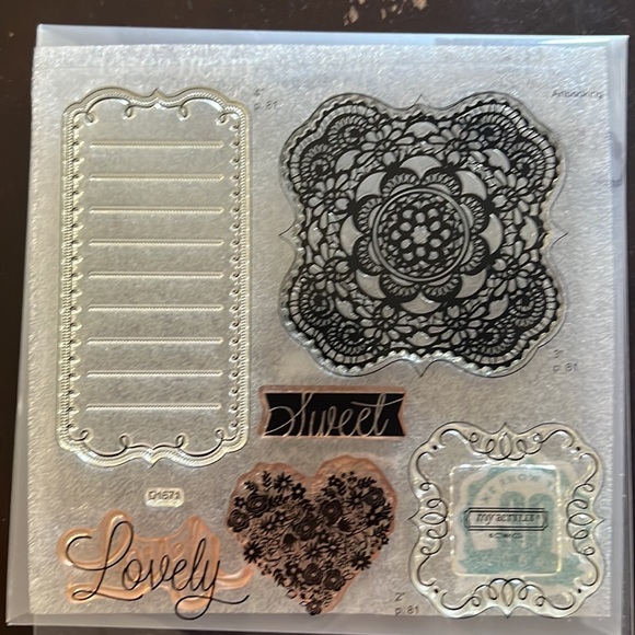 Close to my Heart stamp set Sweet & Lovely (coordinates w/Cricut Artistry) - Picture 4 of 4